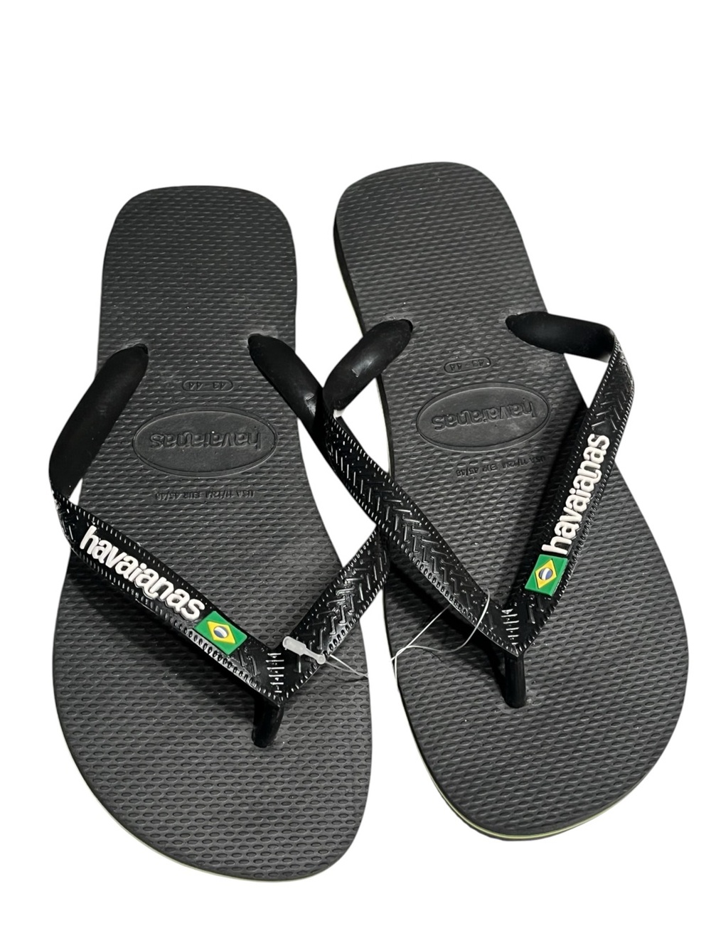 NWT Havaianas Black Flip Flop Sandals - Size 11